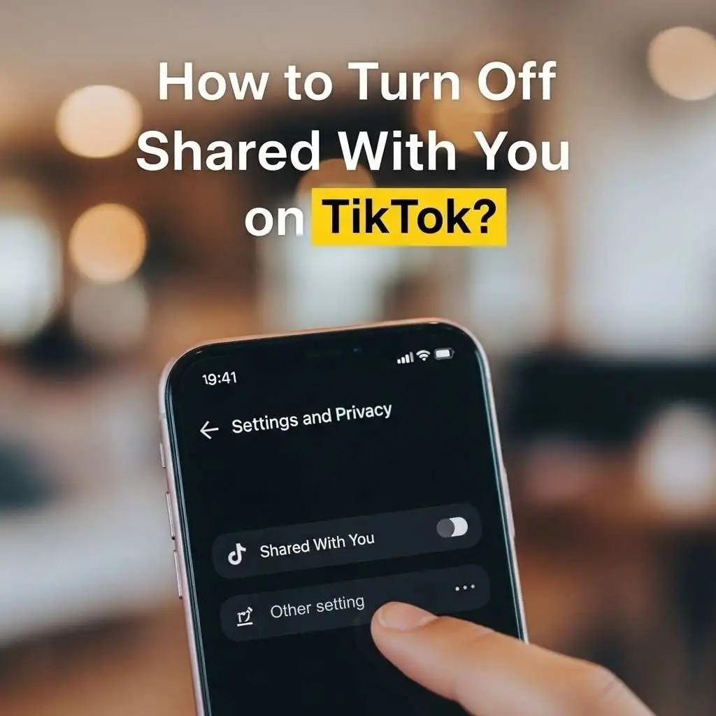 How to Turn Off Shared With You on TikTok