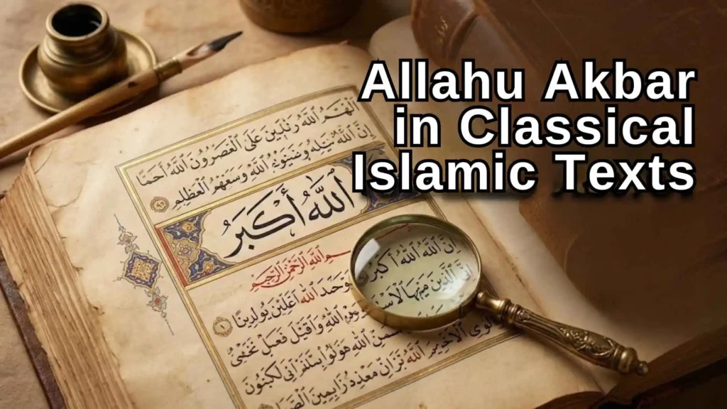 Allahu Akbar in Classical Islamic Texts