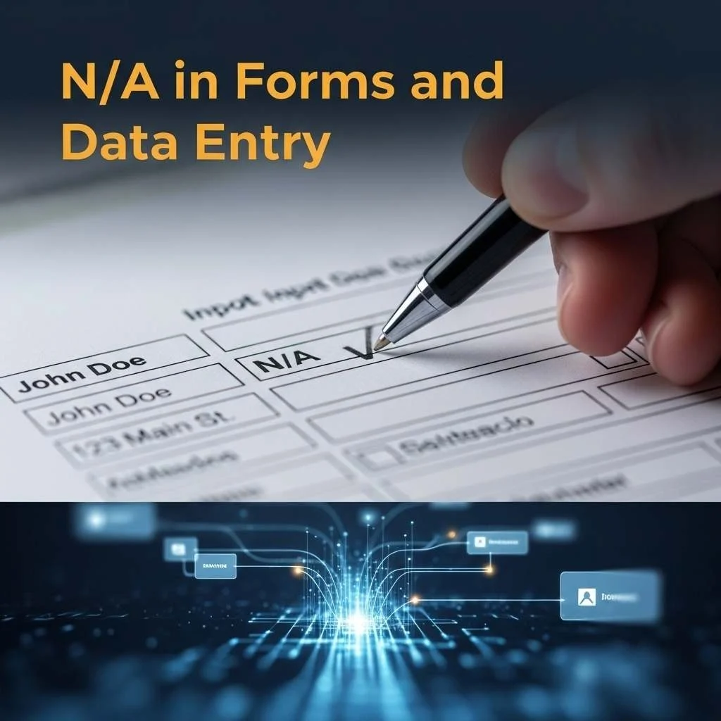N/A in Forms and Data Entry