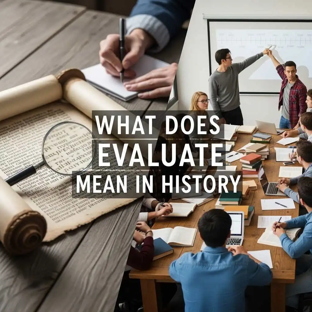 What Does Evaluate Mean in History