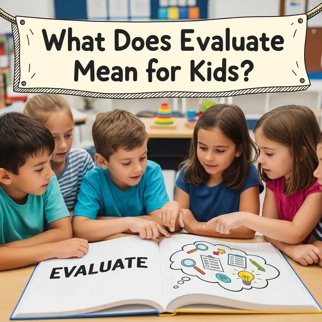What Does Evaluate Mean for Kids