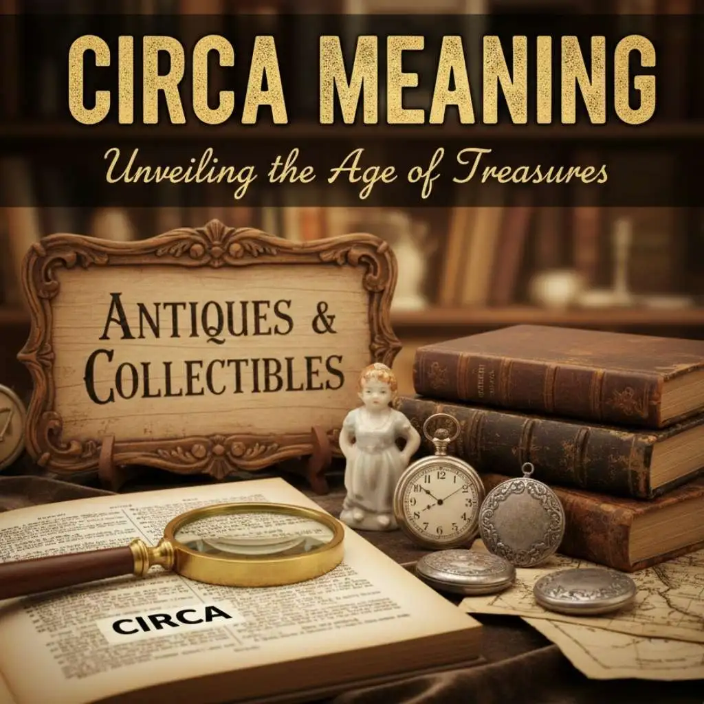 Circa Meaning in Antiques and Collectibles
