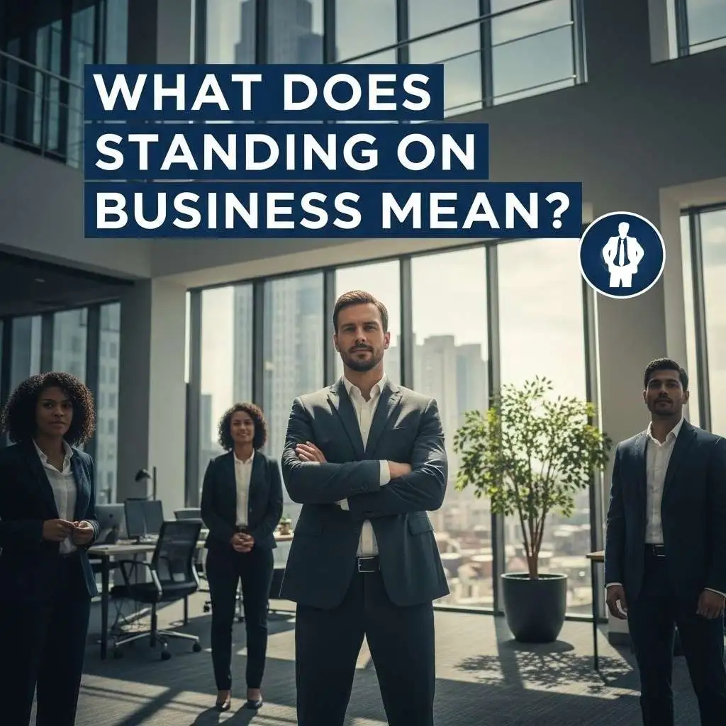 What Does Standing on Business Mean