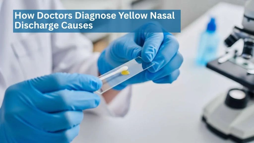 How Doctors Diagnose Yellow Nasal Discharge Causes