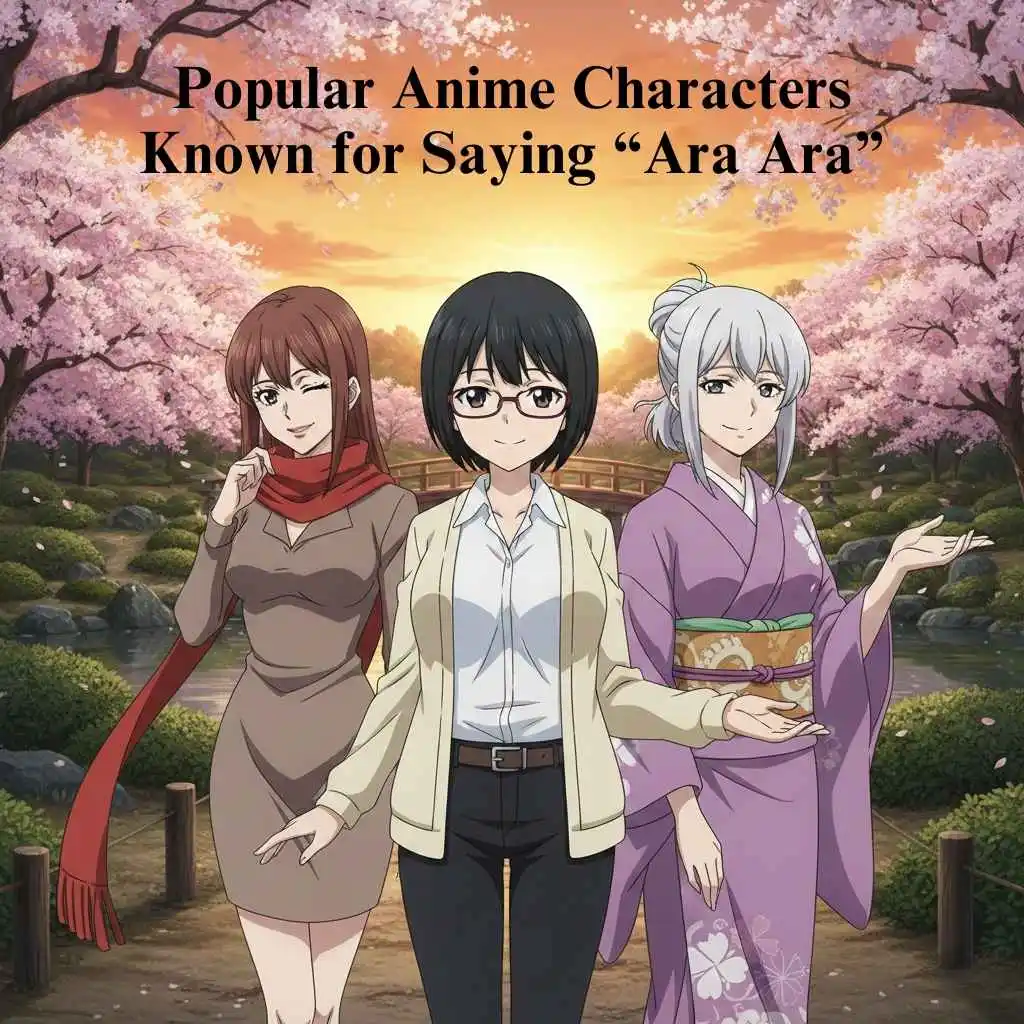 Popular Anime Characters Known for Saying Ara Ara