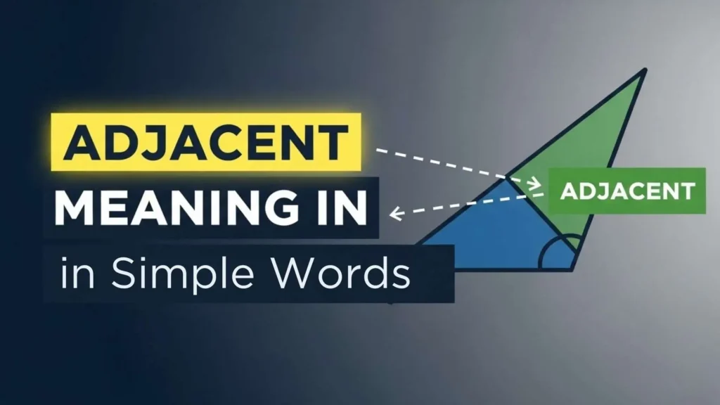 Adjacent Meaning in Simple Words