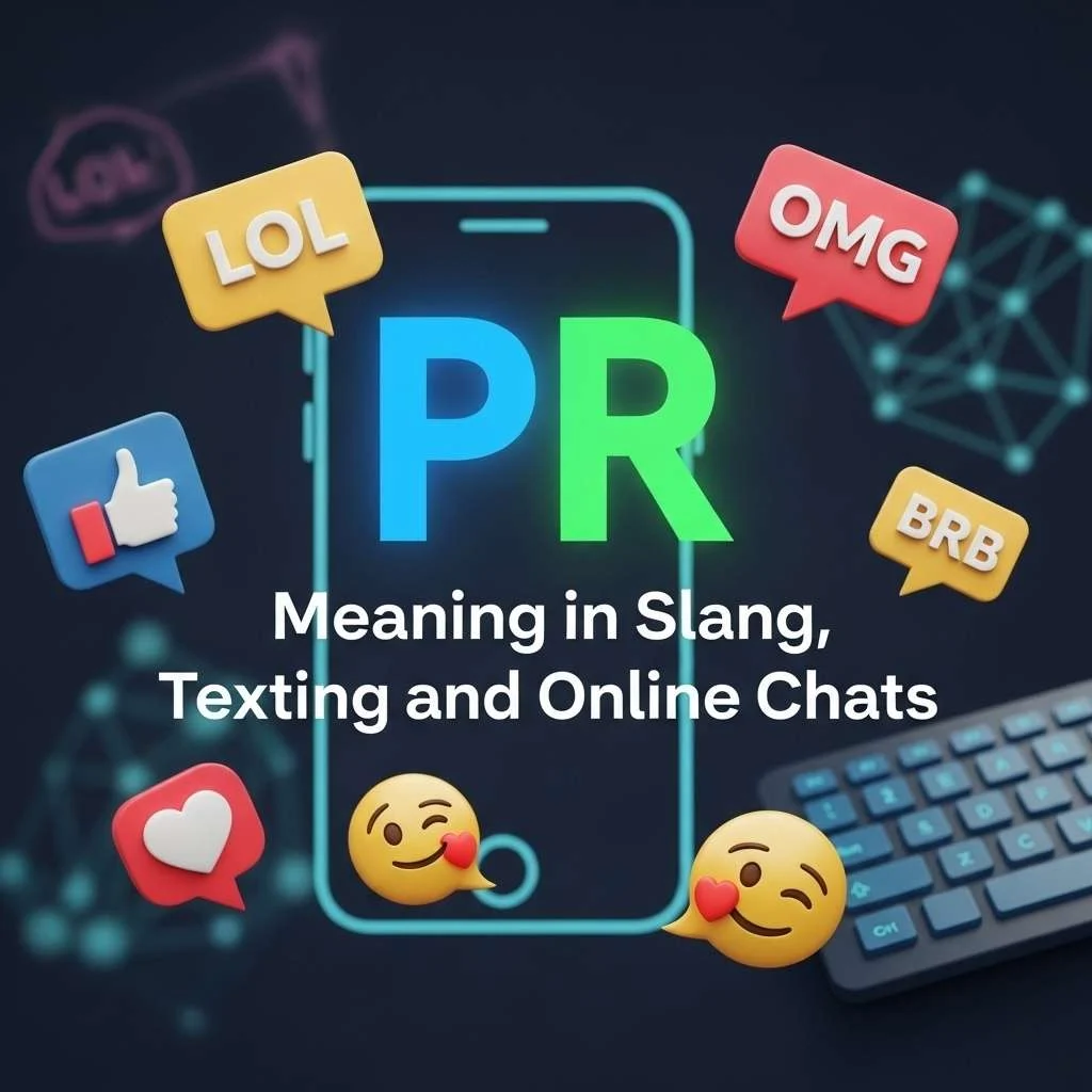 PR Meaning in Slang, Texting and Online Chats
