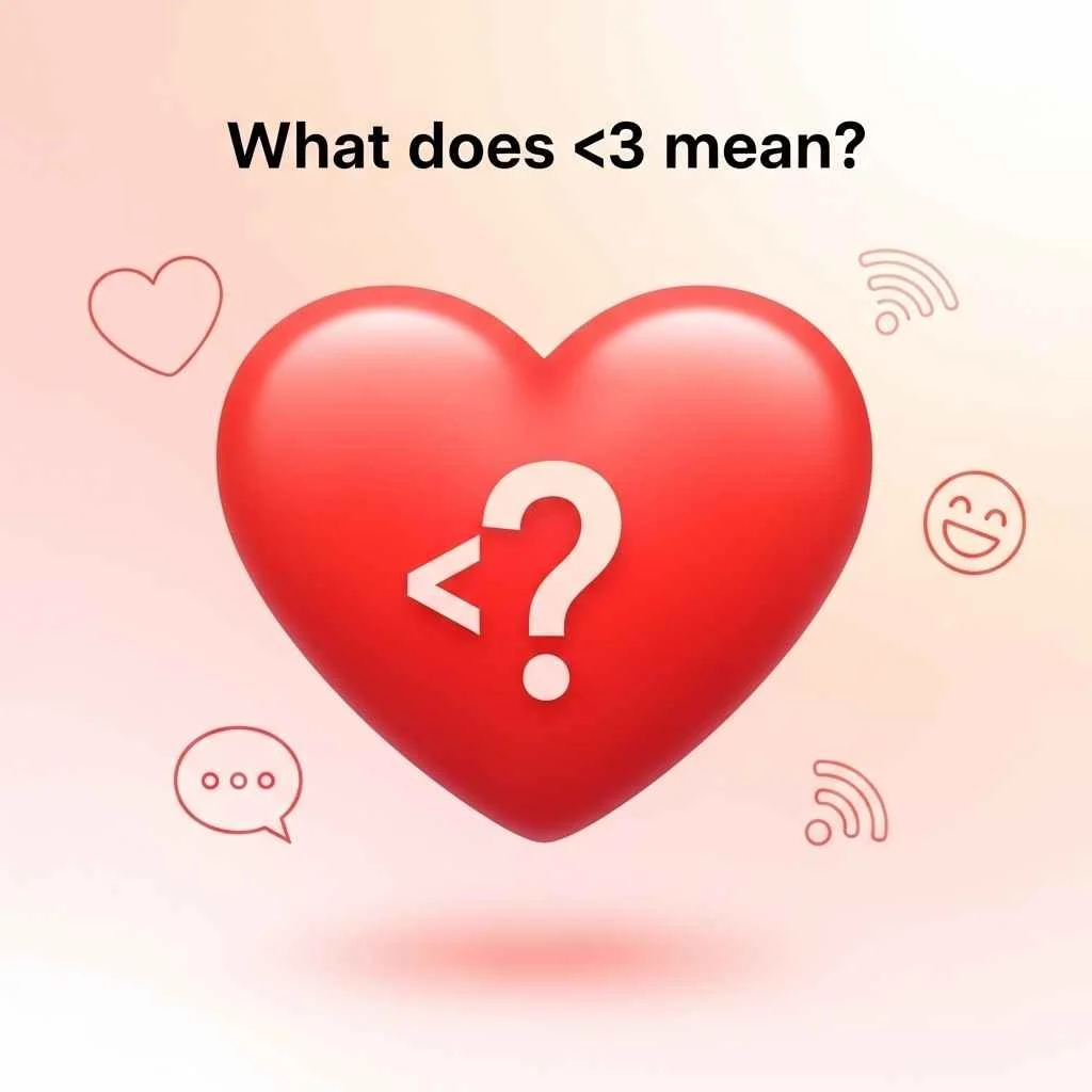 What Does <3 Mean