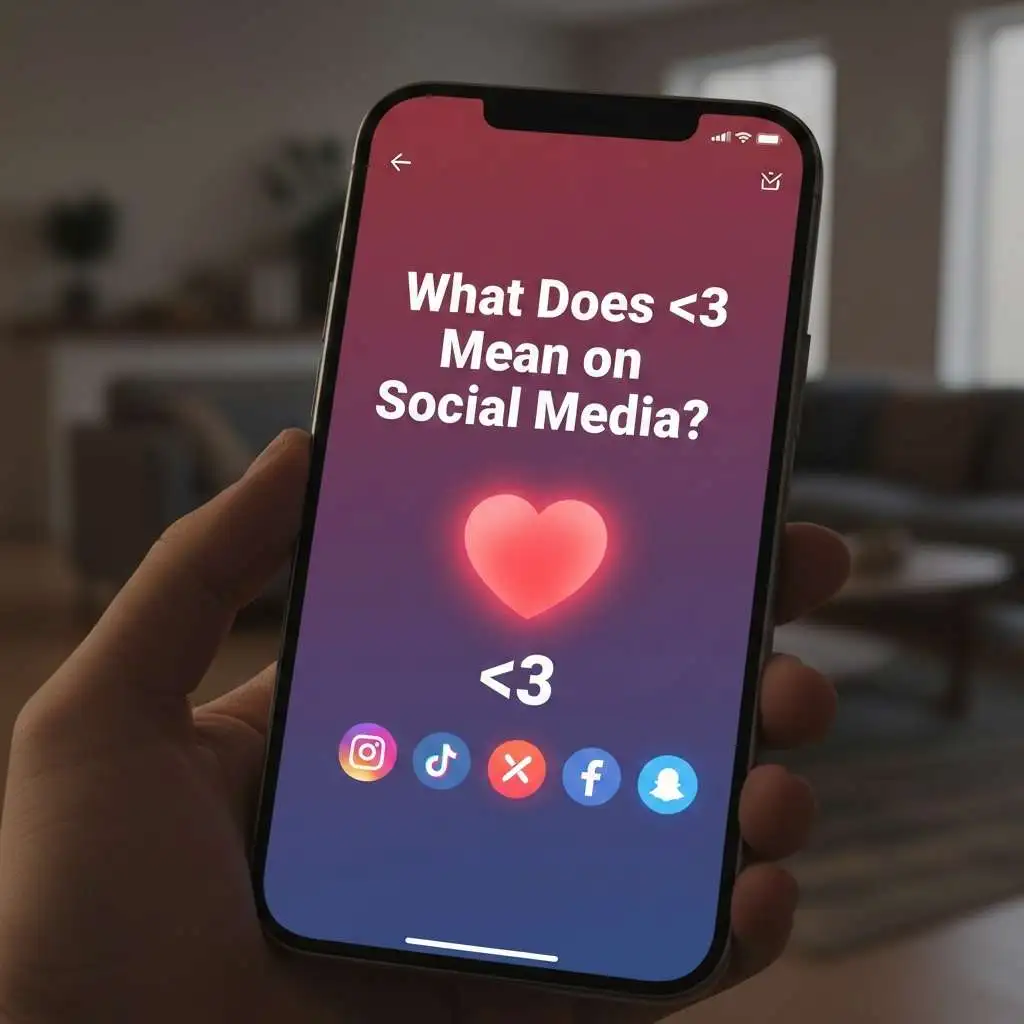 What Does <3 Mean on Social Media