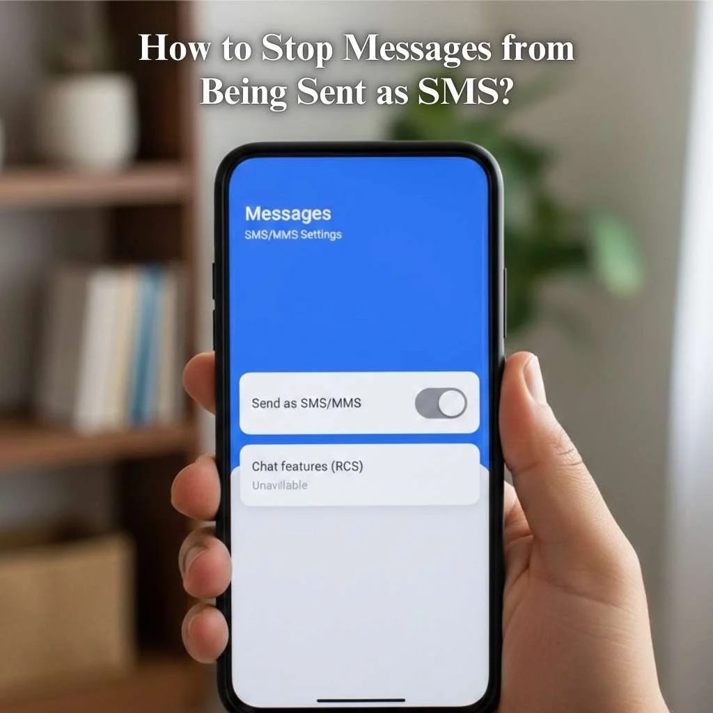 How to Stop Messages from Being Sent as SMS