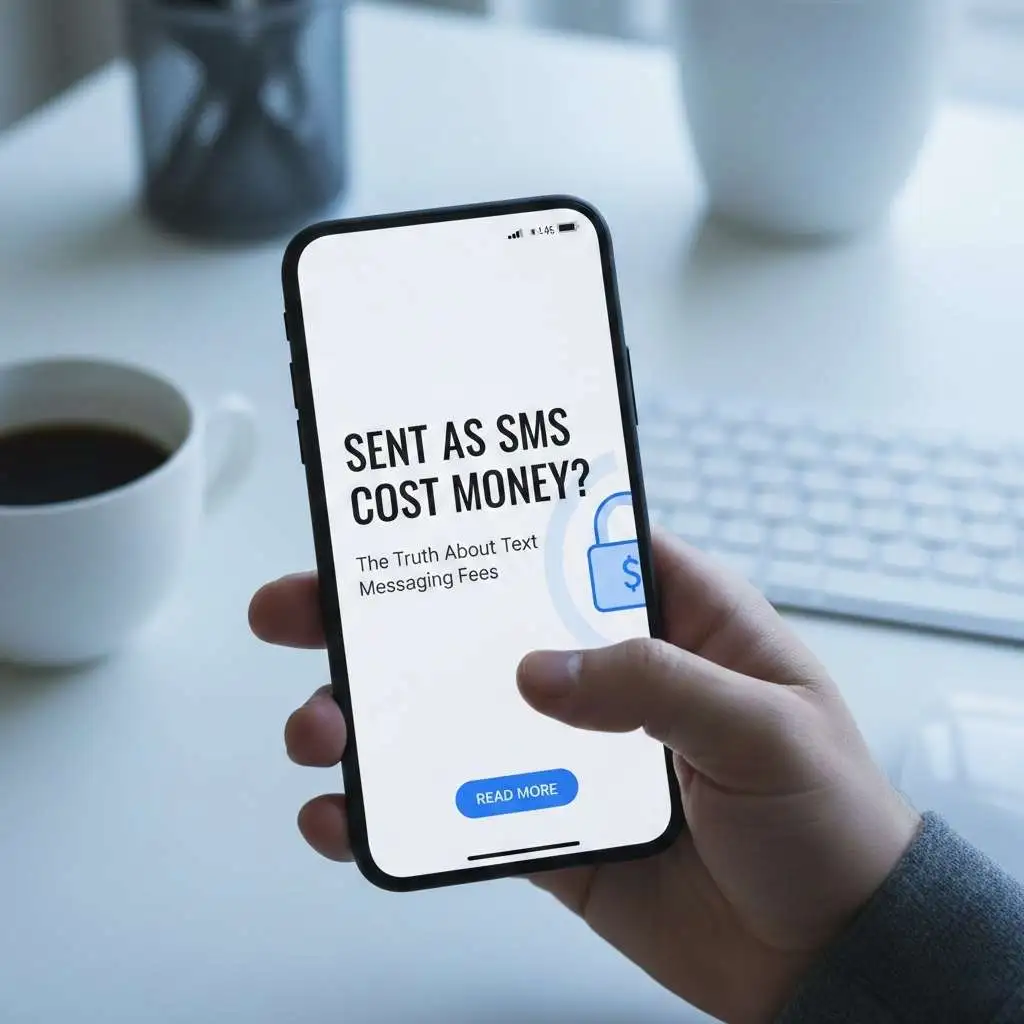 Does Sent as SMS Cost Money