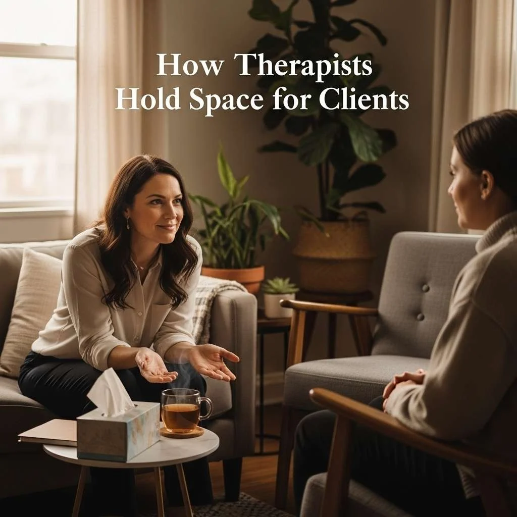 How Therapists Hold Space for Clients