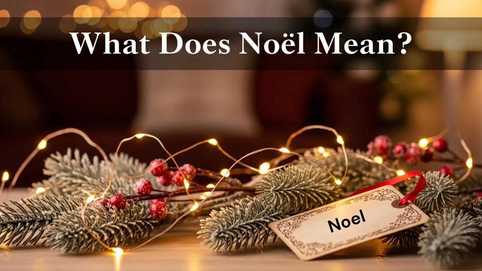 What Does Noel Mean