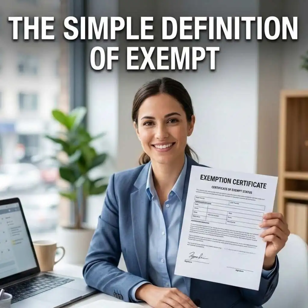The Simple Definition of Exempt