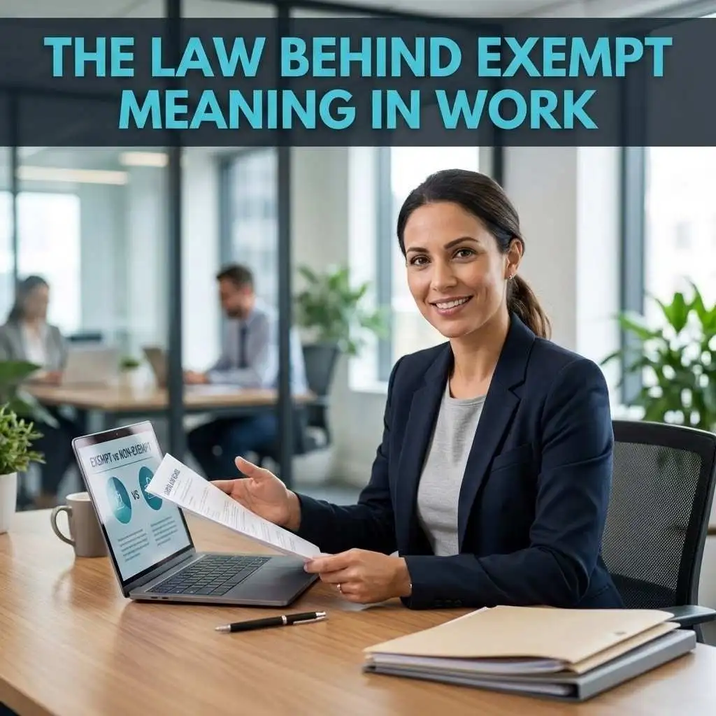 The Law Behind Exempt Meaning in Work
