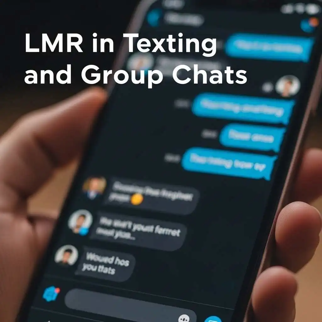 LMR in Texting and Group Chats