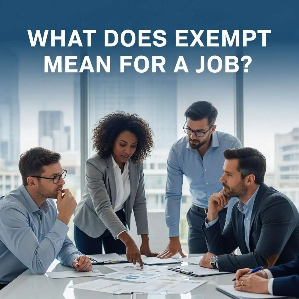 What Does Exempt Mean for a Job