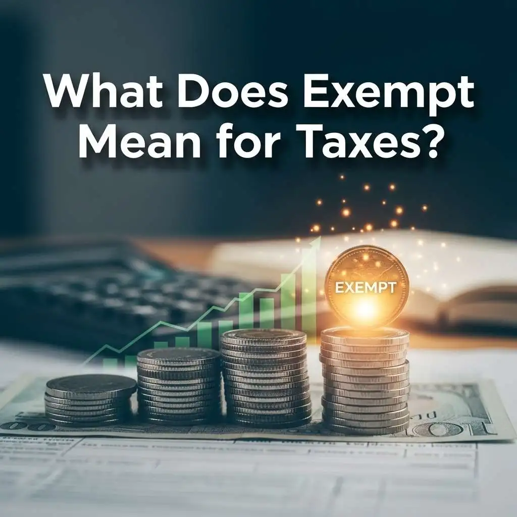 What Does Exempt Mean for Taxes