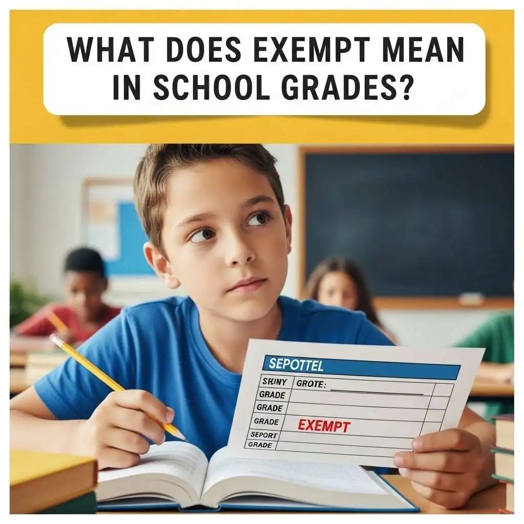 What Does Exempt Mean in School Grades